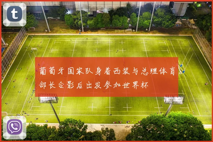 葡萄牙国家队身着西装与总理体育部长合影后出发参加世界杯